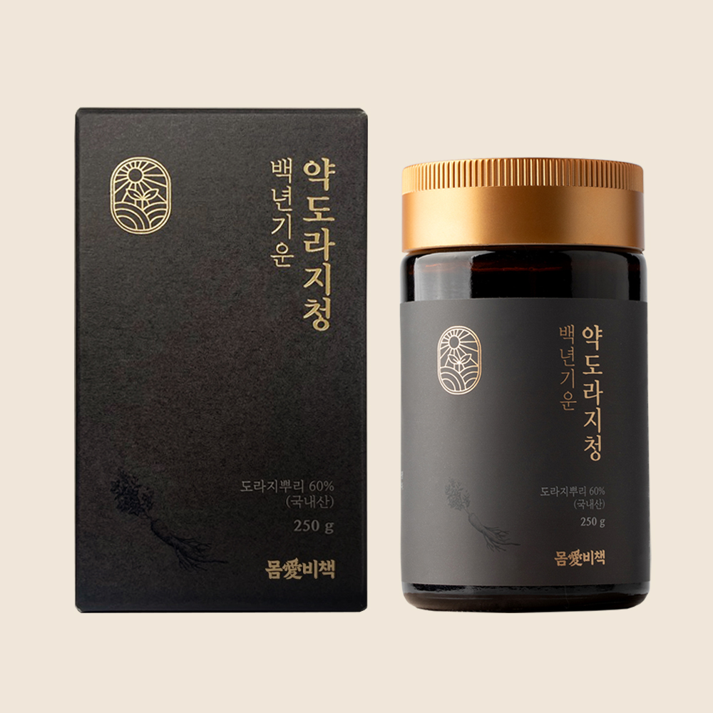 백년기운 배 약도라지청 흑도라지청 산삼 250g