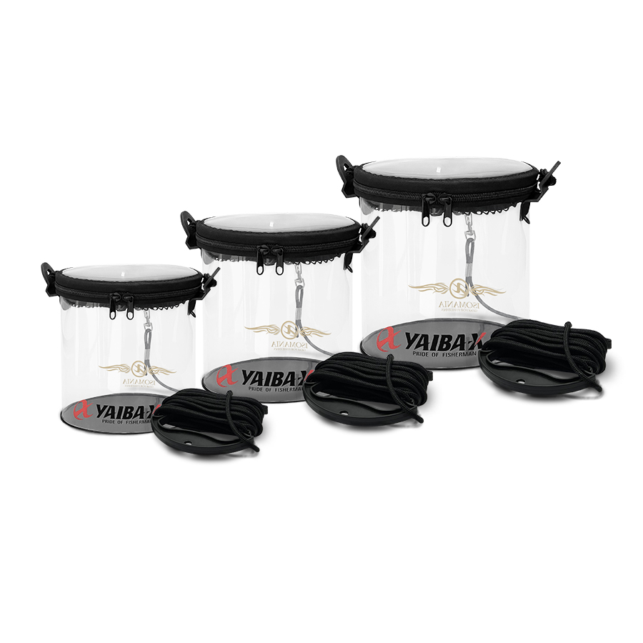 야이바엑스 플러스 원형 투명 두레박 15cm 18cm 21cm 문어 쭈꾸미 갑오징어 살림통 - 상세 이미지 4
