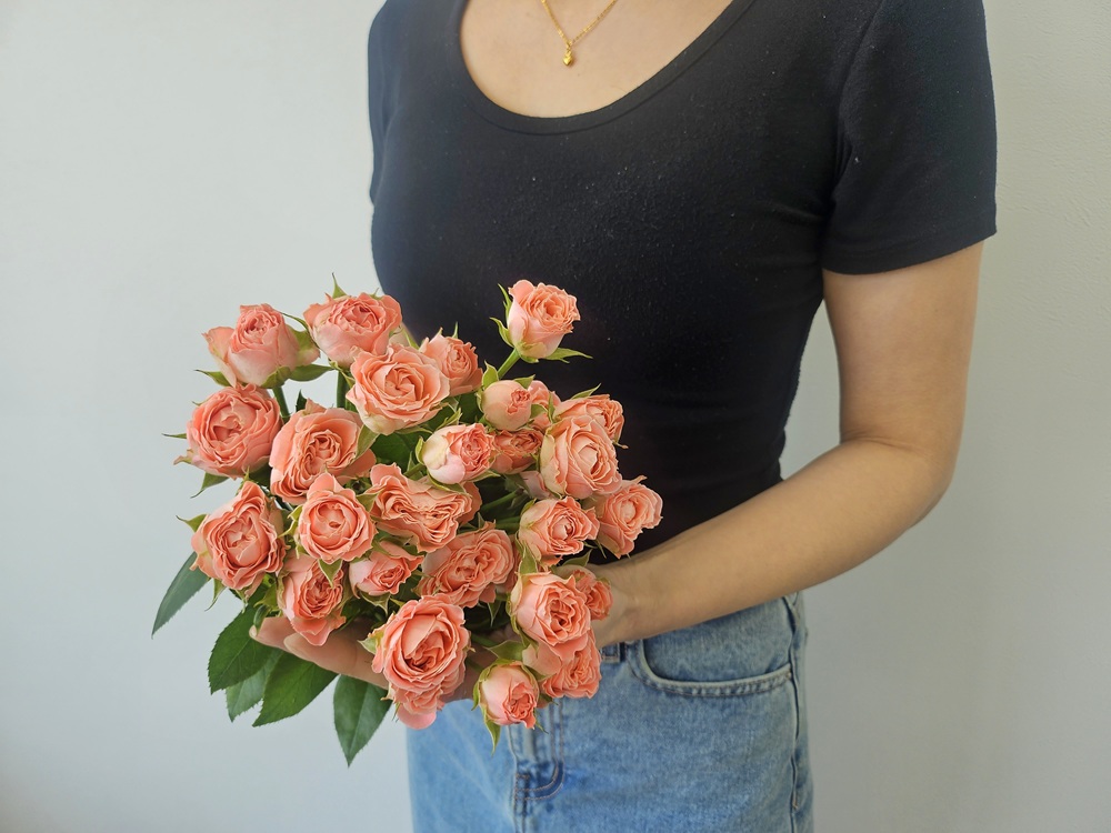 유스풀몰 미니장미한다발 생화 꽃 택배 꽃배달싼곳 이미지 2