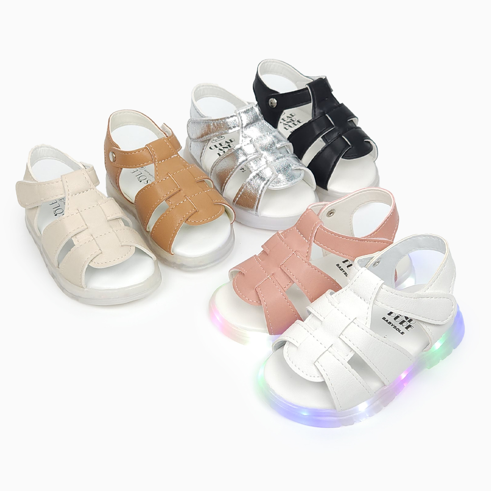 베이비솔 키라 LED 샌들 키즈 아동 아기 유아 남아 여아 신발