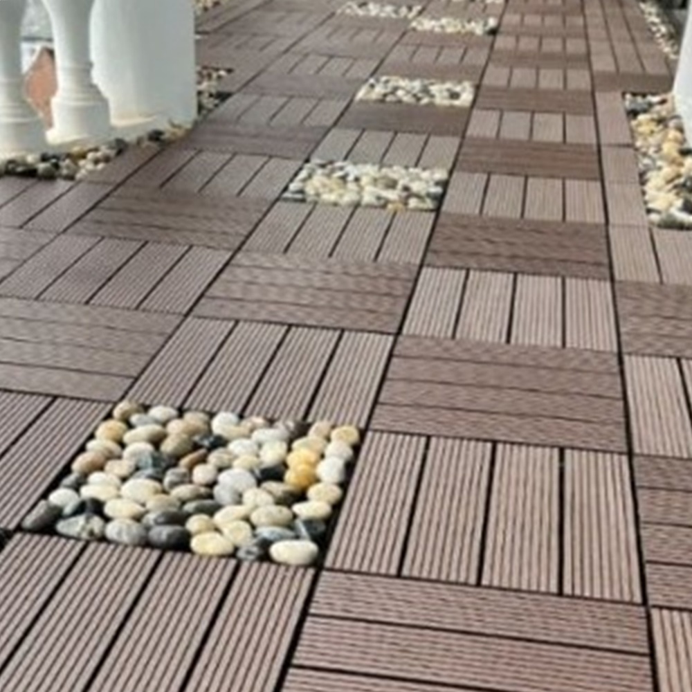 데크타일 조립식 베란다 발코니 테라스 마루 바닥재 원목 발판 박대표마켓 - 상세 이미지 2