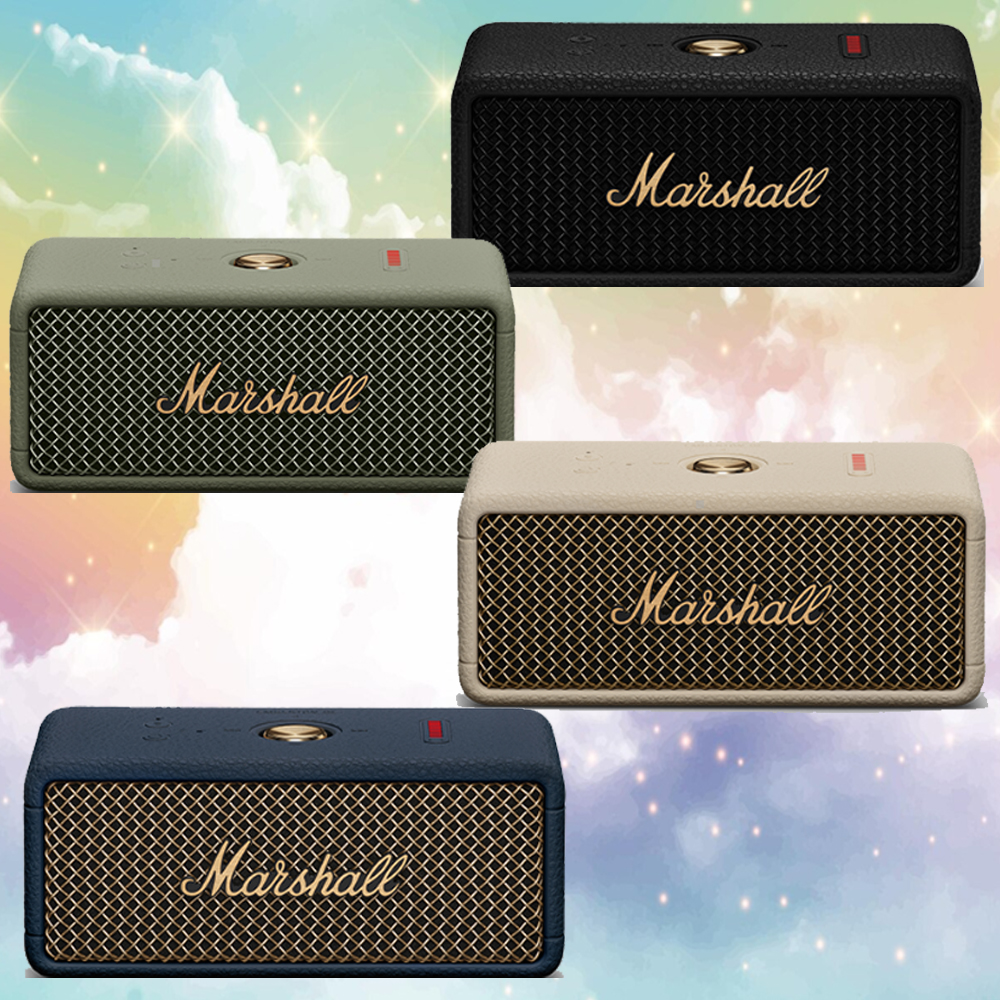 [소비코AV 국내정품] 마샬 엠버튼 3 캠핑 휴대용 포터블 소형 앰버튼 블루투스 스피커