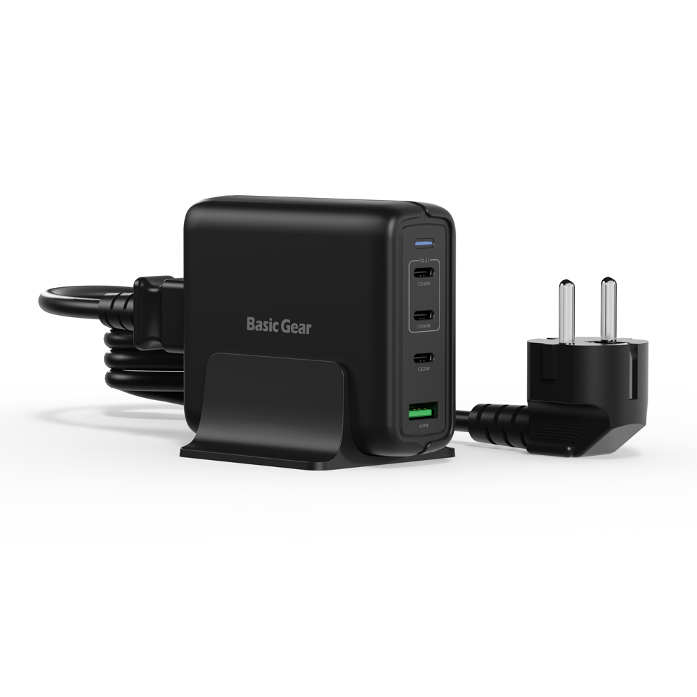 140W PD3.1 GaN 4포트 접지 멀티 초고속 충전기 - 상세 이미지 2