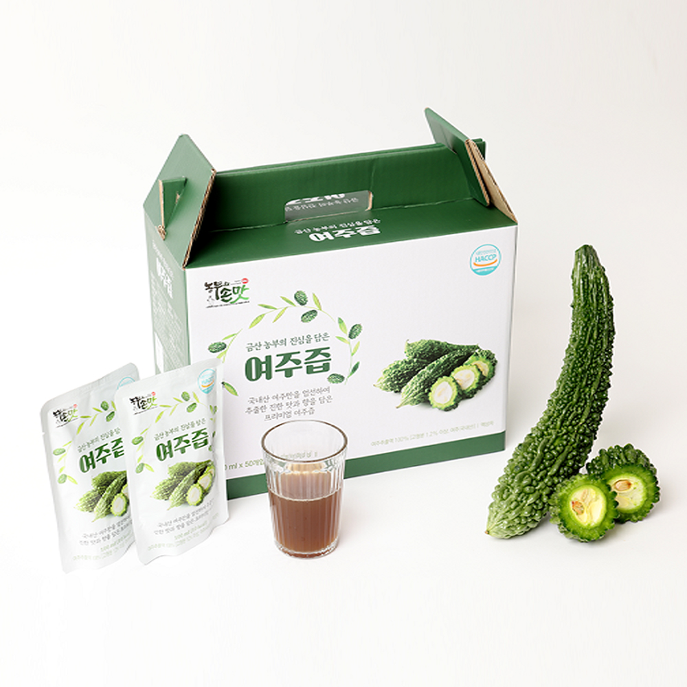 여주즙 100ml 50입 당뇨 건강 야채즙 - 상세 이미지 3