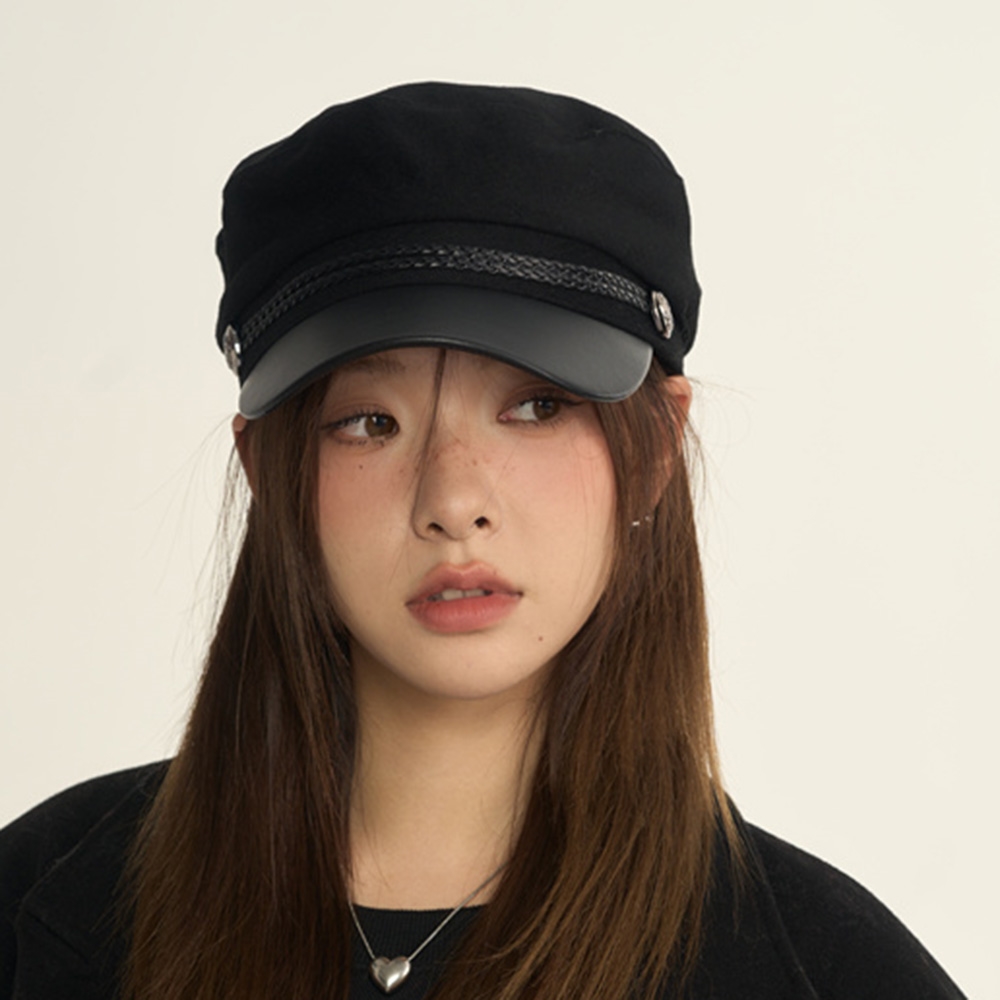 모직 뉴스보이캡 헌팅캡 베레모 마도로스캡 짧은모자 - 상세 이미지 4