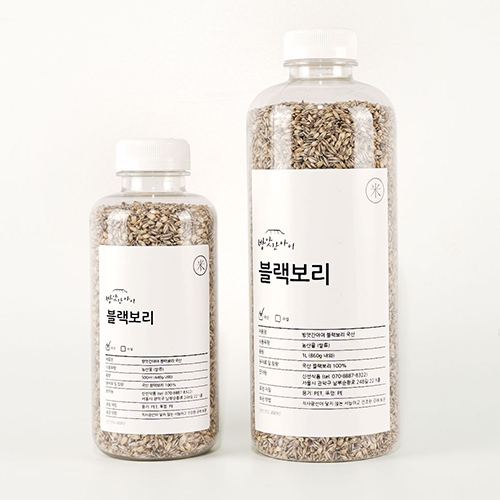 방앗간아이 국산 늘보리 찰보리 블랙보리 잡곡 500ml 1L 800g - 상세 이미지 4