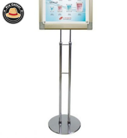 ProOEM 김프로센터 콤비자석형 포스터스탠드 A2 용지 크롬도금 922C 매장입간판 pop꽂이