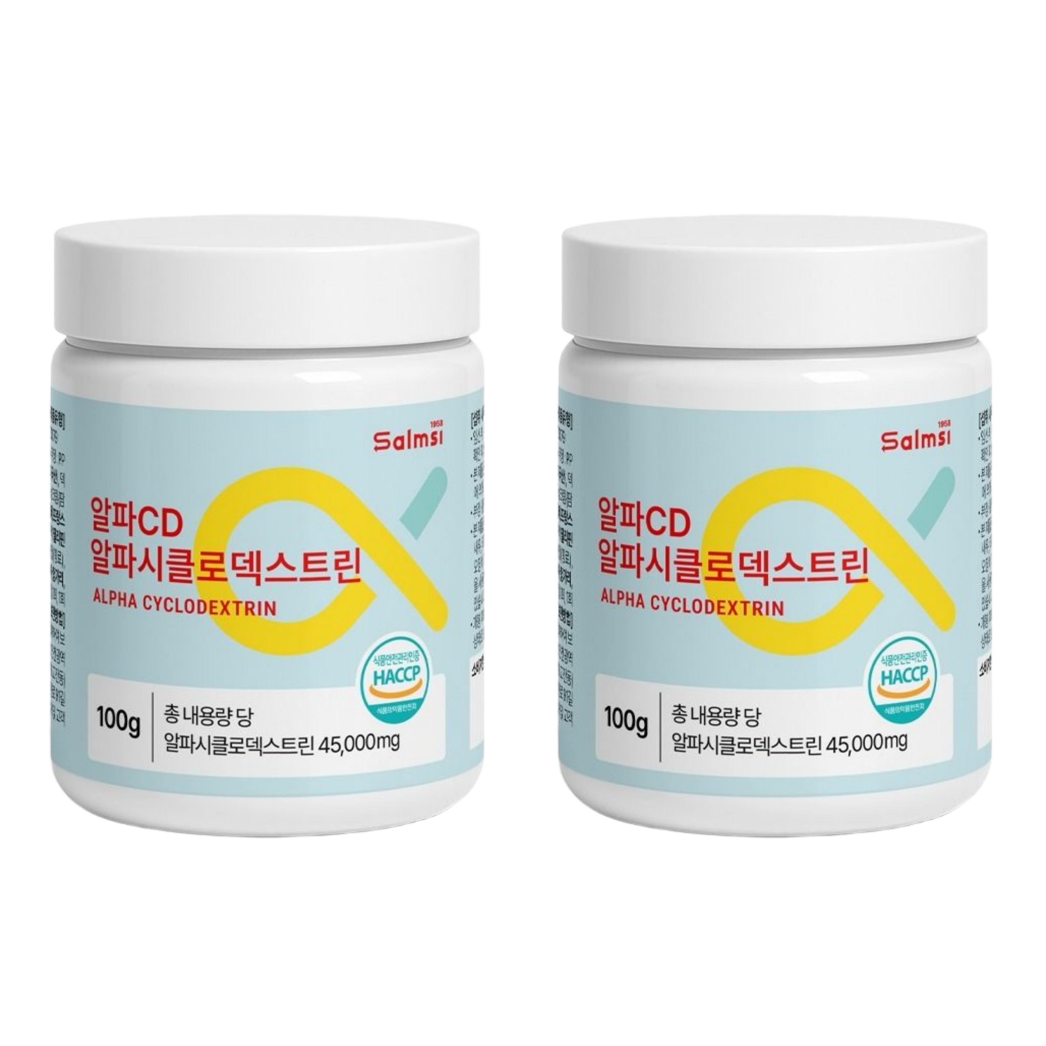 알파CD 알파시클로덱스트린 난소화성 말토 덱스트린 파인애플맛 100g x 2개 - 상품 이미지
