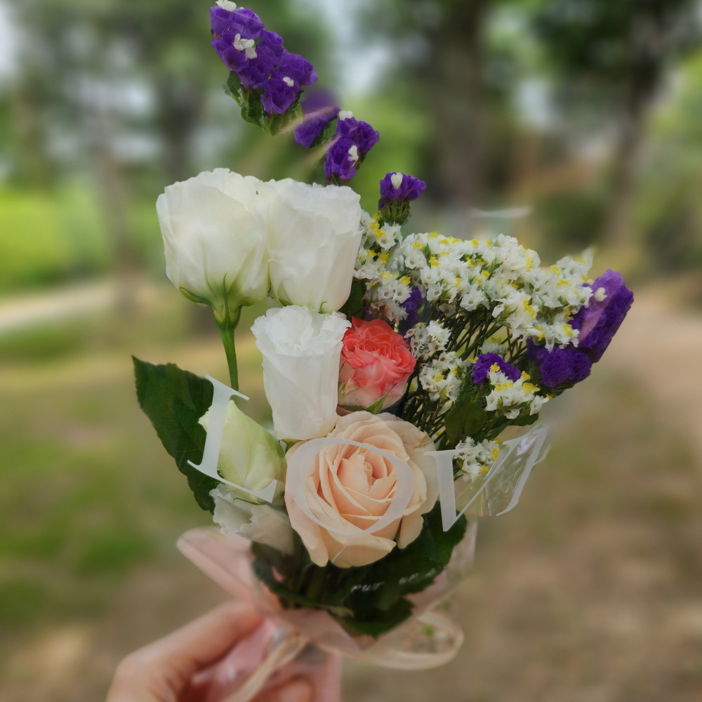 [화담소] 러브유 한다발 축하꽃다발 생화 꽃다발 택배 단체 이미지 6