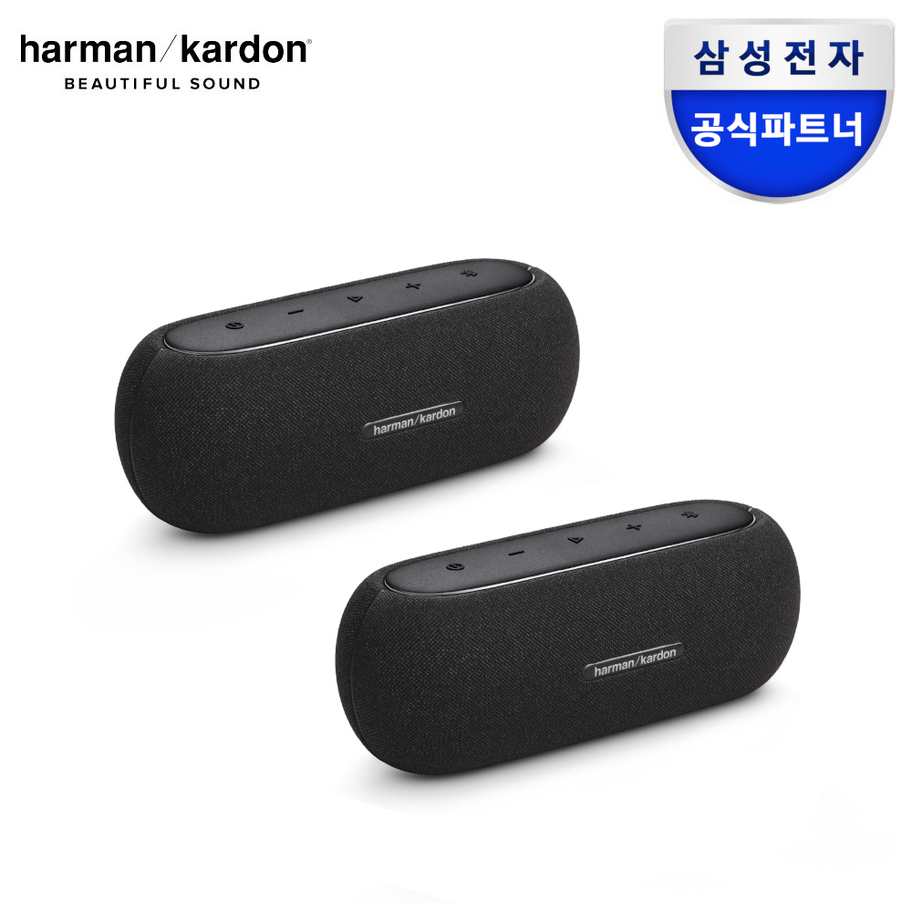 삼성전자 하만카돈 루나 블루투스스피커 포터블 소형 무선 휴대용 야외 캠핑 스테레오 패키지 블랙+블랙