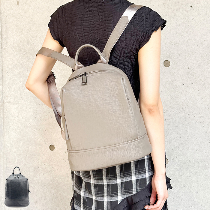 여성 가죽 백팩 칼라 배낭 (dk8348)