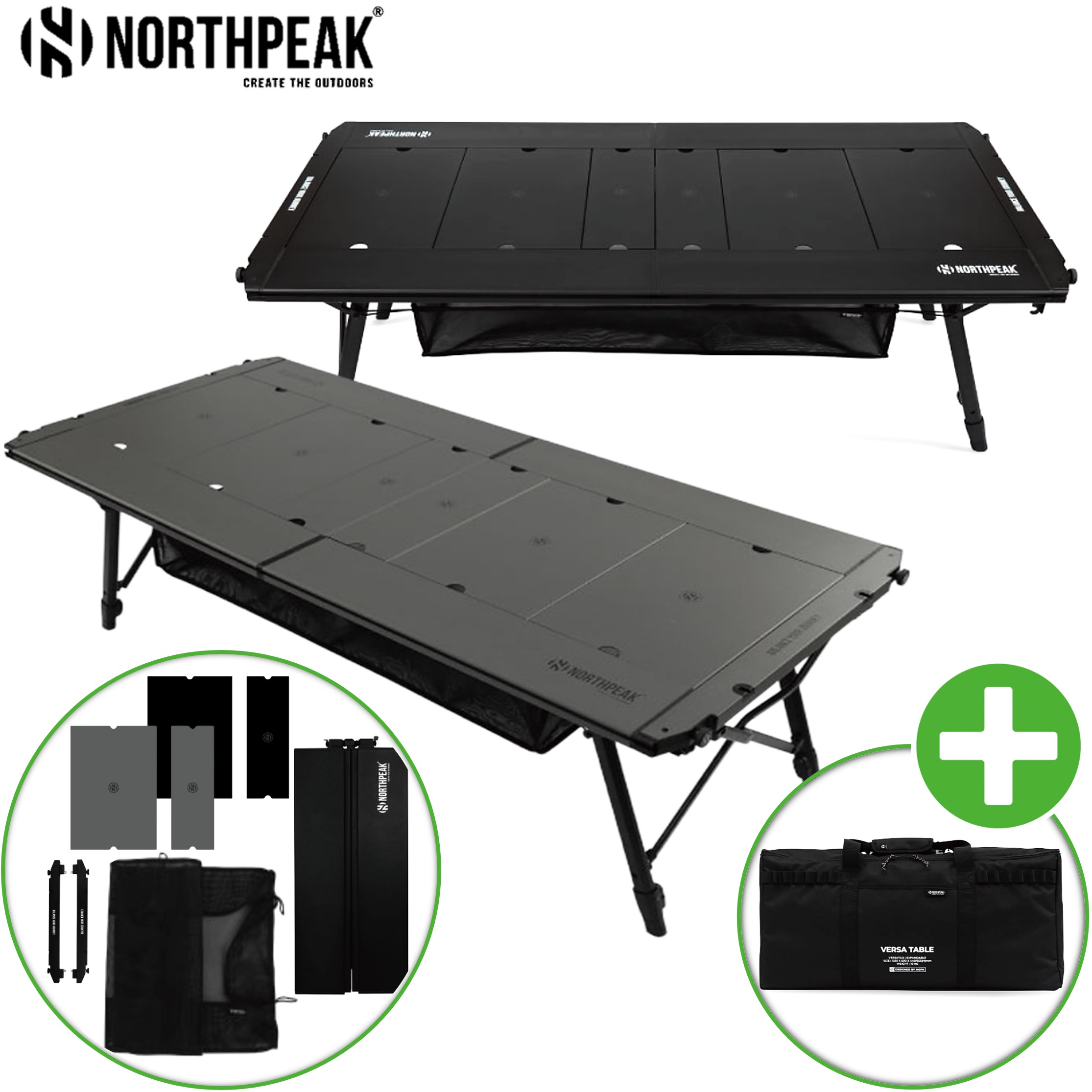 노스피크 IGT 테이블 베르사 메쉬 바스켓 트레이 상판 풀판 하프 유닛 가방 풀세트