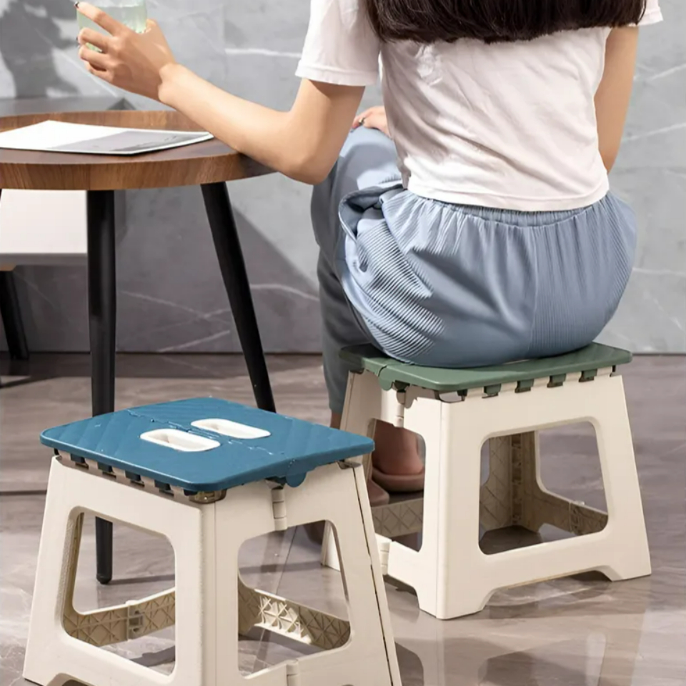 미니 손잡이 폴딩체어 접이식 간이의자 경량 휴대용 캠핑 등산 낚시 야외활동 - 상세 이미지 4
