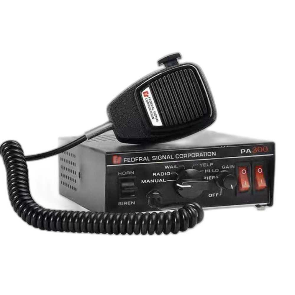 중장비 사이렌 앰프 고출력 차량용 용품 알람 소리 경광등 300W 12V - 상품 이미지