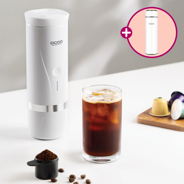 [커피맛은 그대로] 핸드프레소 캡슐 호환 커피 머신 에스프레소 메이커 OCC-EC800WH