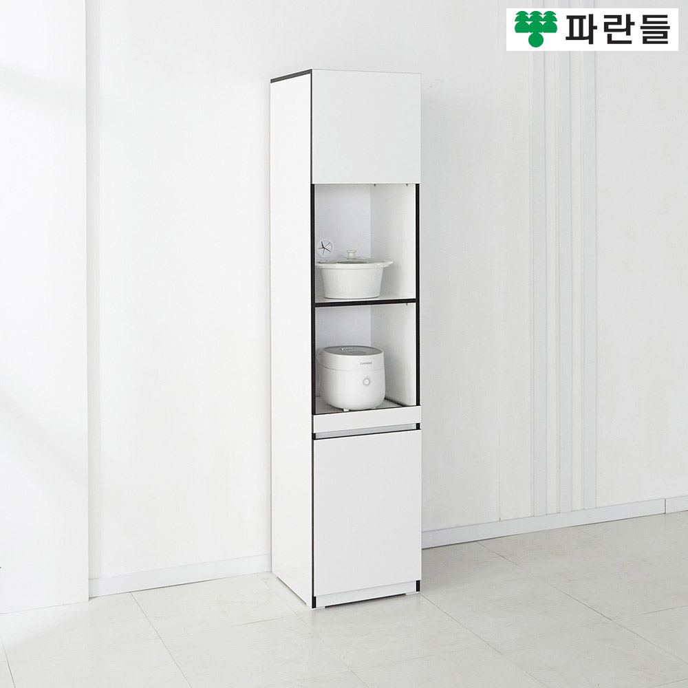 파란들가구 LPM 400x1800 틈새 전자렌지대 주방 틈새수납장 - 상세 이미지 5