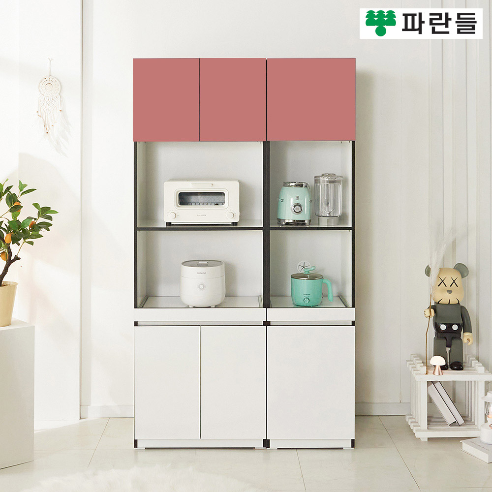 파란들가구 LPM 1000x1800 전자렌지대세트 주방수납장세트