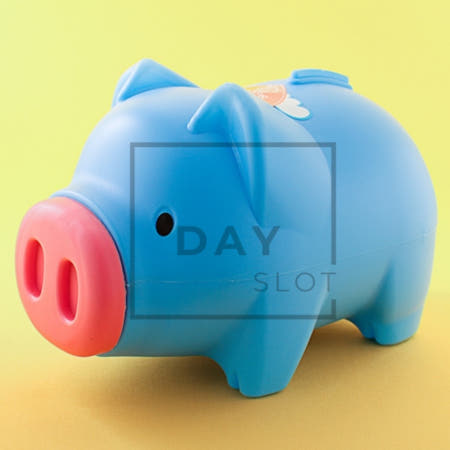 [트렌디프레소협력사]데이슬롯 청색 돼지저금통 특대 기부저금통