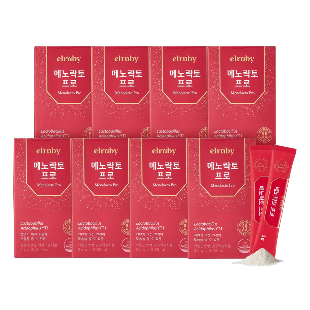 메노락토 프로 갱년기유산균 YT1 8박스(120포) 분말형