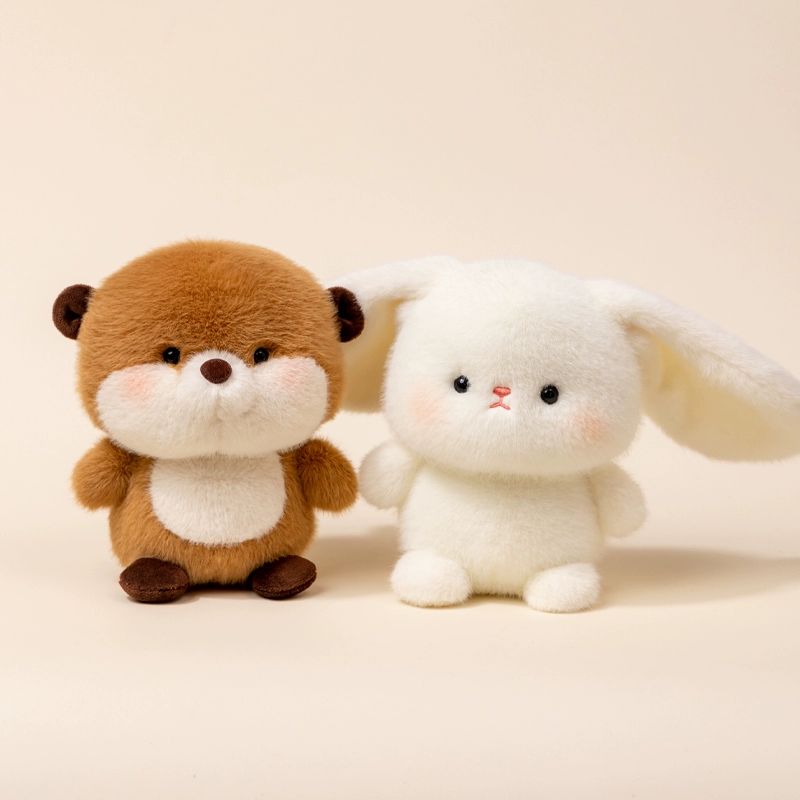 코끼리인형 여우 곰 돼지 귀여운 동물인형 봉제인형 바디필루우 1.곰 - 상세 이미지 5