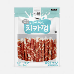 펫어스 치카 강아지양치껌 강아지스틱 오래먹는간식 소우유껌, 스틱형, 26... 솔직 후기 | 실제 사용자 리뷰 총정리 - 상품 이미지 1