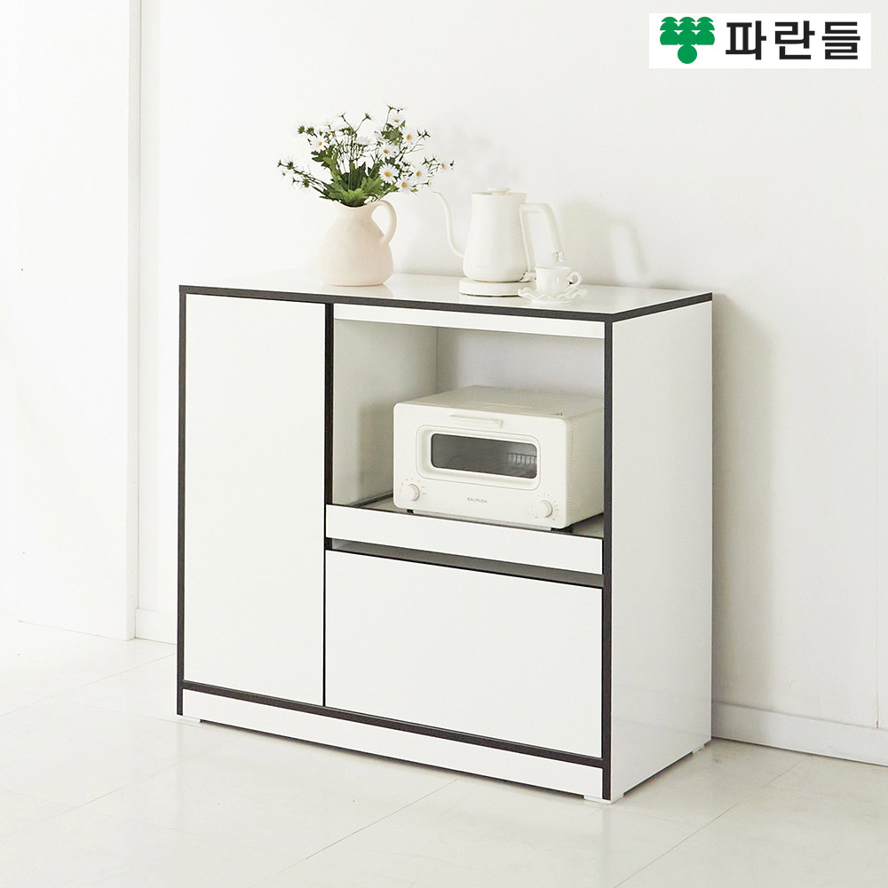 파란들가구 LPM 900x825 오픈 전자렌지대 주방렌지대 수납장 - 상세 이미지 2