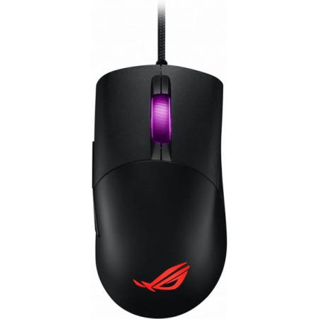 [해외]ASUS ROG Keris 초경량 유선 게이밍 마우스 | 튜닝된 16,000 DPI 센서, 핫 스왑 가능 스위치, PBT L/R 키, 사이드 버튼, 옴니 피트, 파라코드 및