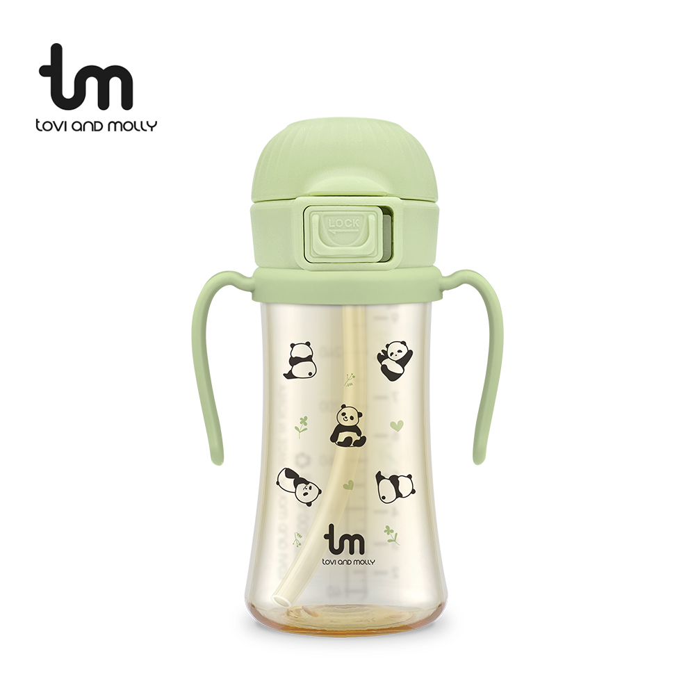 [토비앤몰리] 포포 새지 않는 아기 유아 이유식 자기주도 원터치락 빨대컵 180ml 280ml 이미지 7