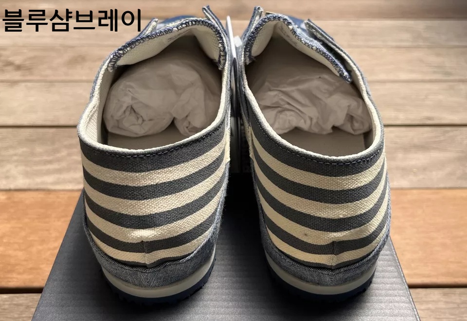 오니츠카타이거 멕시코66 파라티 스니커즈 운동화 남성 1183C233 270 블루샴브레이 - 상세 이미지 5