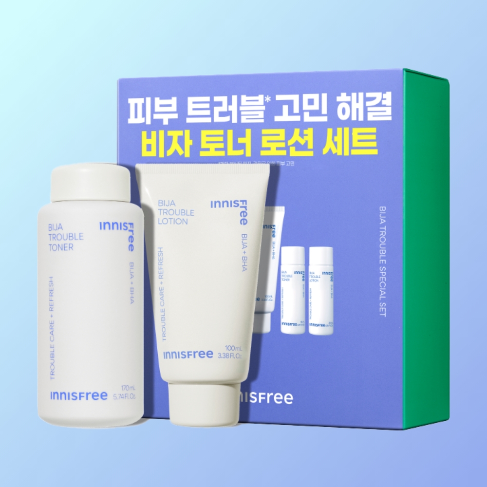 이니스프리 비자 트러블 토너 & 로션 2종세트 (170mL+100mL) 제품 이미지