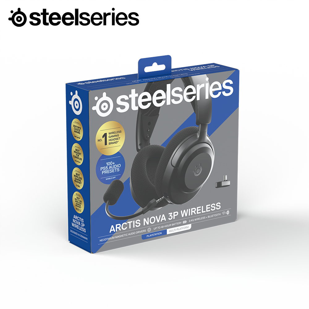 스틸시리즈 Arctis Nova 3PW 아크티스 노바 플스 무선 헤드셋 블랙 - 상세 이미지 5