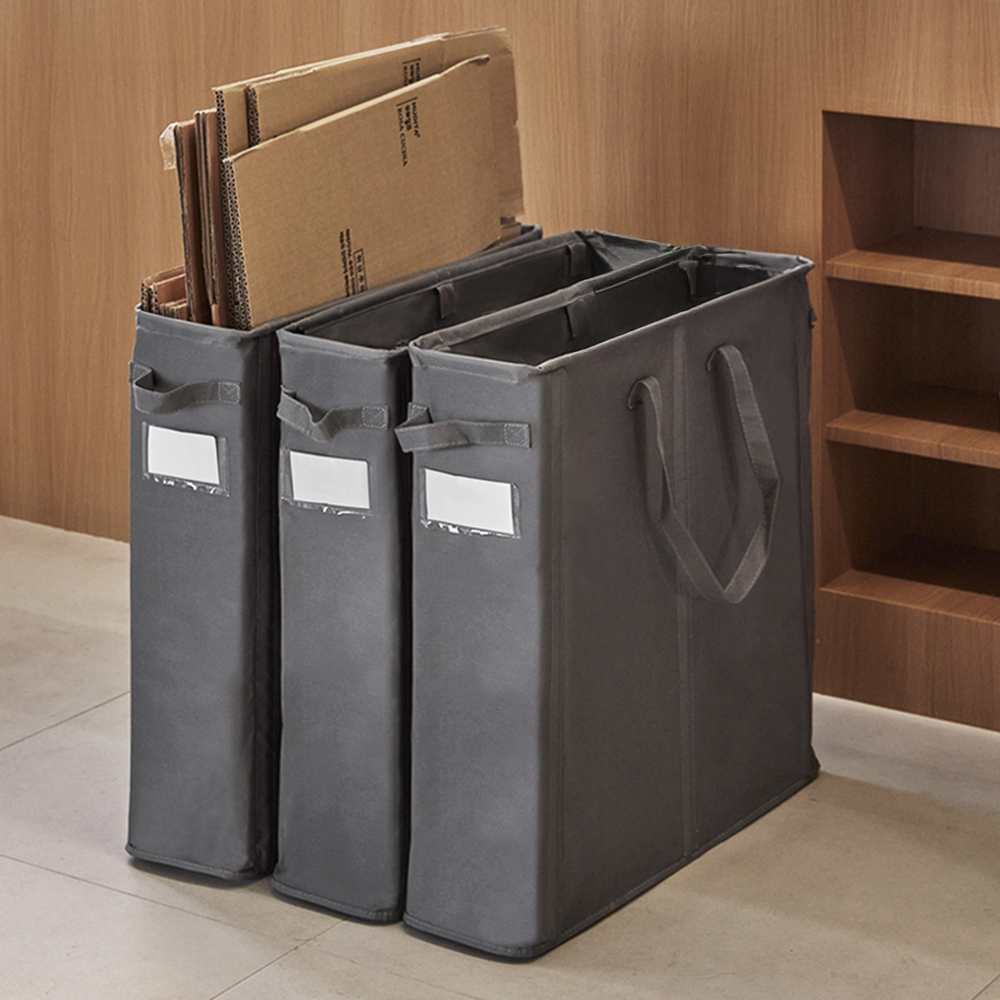재활용 택배박스 분리수거함 캐리백 와이드형 1P / 옥스포드 가정용 휴지통