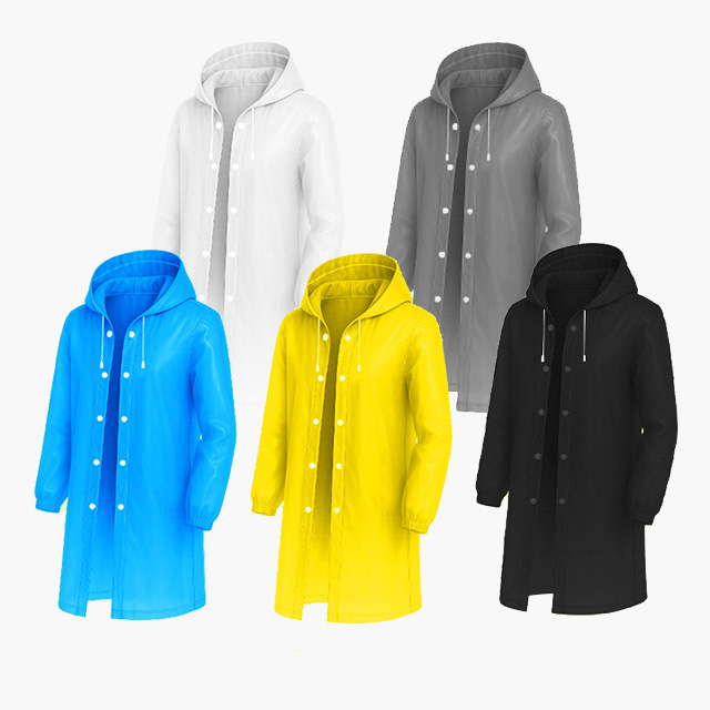 카포스 더 세네 EVA 다회용 우비 프리미엄 비옷 남녀공용 캠핑 낚시 등산