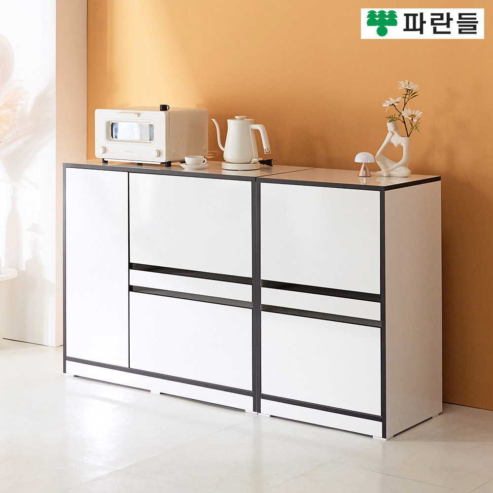 파란들가구 LPM 1400x825 도어 전자렌지대세트 주방렌지대 이미지 6
