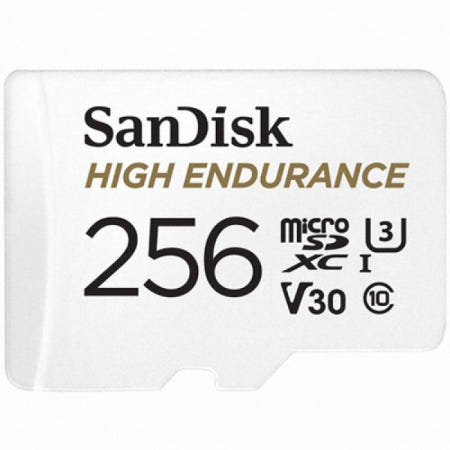 Sandisk micro SDXC CLASS10 UHS-I U3 High Endurance V30 100MB/s (256GB)