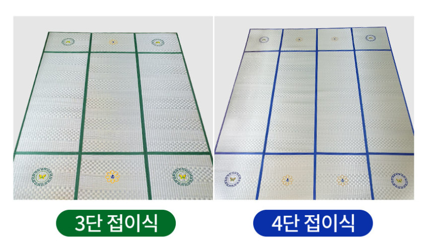올리다 왕골 돗자리 자리 매트 함평 국산 여름 제사 난초무늬 1인용 판매처 상세 정보 이미지 3