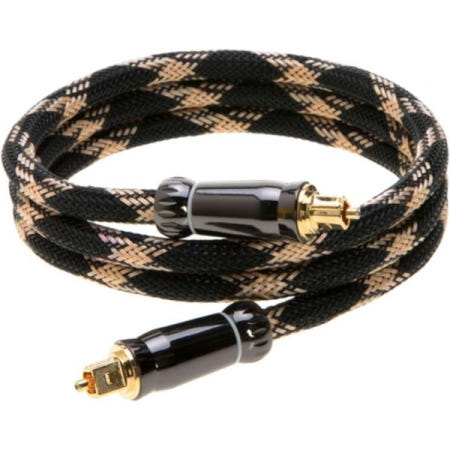 [Cables Direct Online][해외]케이블 다이렉트 온라인 3FT 프리미엄 토슬링크 광 오디오 고충실도 디지털 광섬유 홈 시어터, 사운드 바, 게임 콘솔 내구성 나일론 브레이드 디자인 금도금 커넥터용