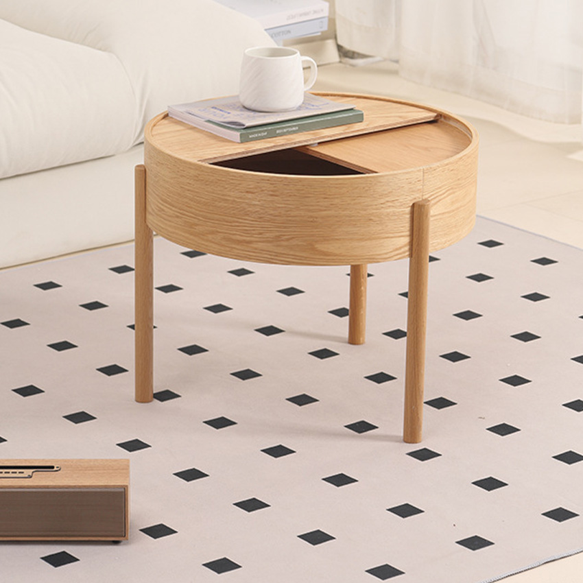 토르노 원목 수납 거실 테이블 Torno Table S