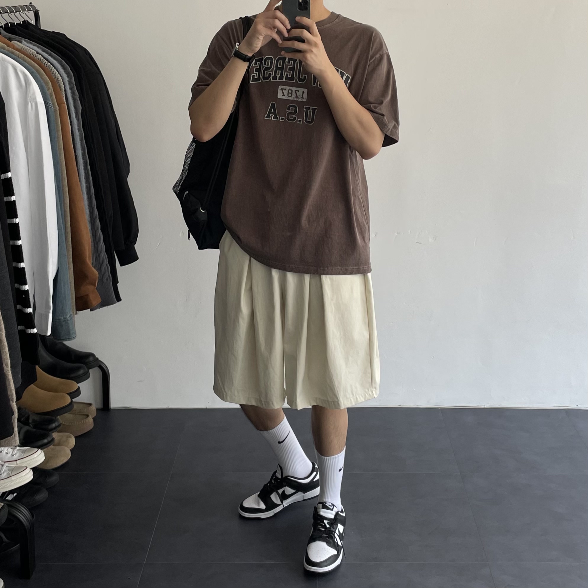 남자버뮤다팬츠 벌룬팬츠 남자면반바지 이미지 7