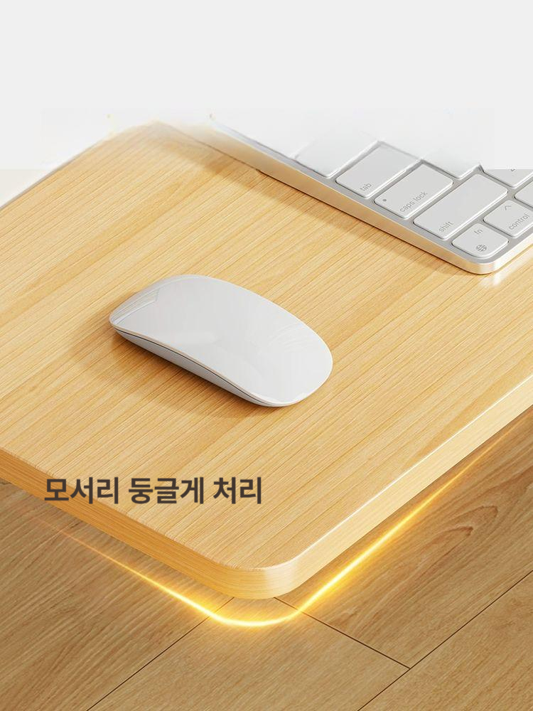 책상받침대 데스크탑 팔 거치대 보드 키보드 트레이 확장 접이식 홀더 컴퓨터받침대 접이식 받침대+호두 나무 A - 상세 이미지 3