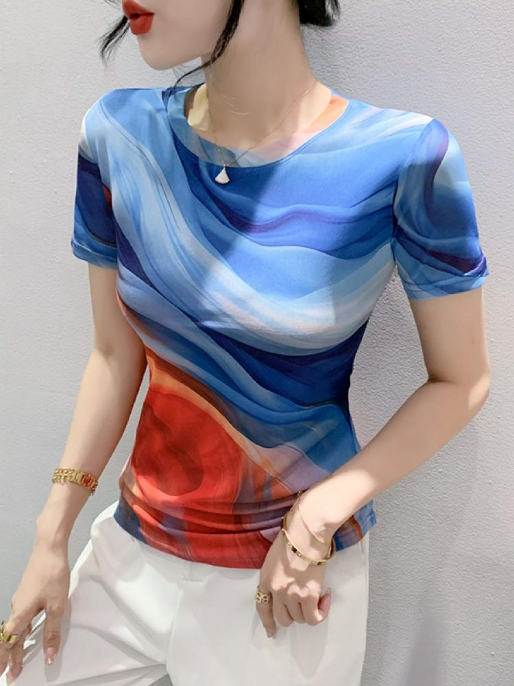 스포츠댄스복 줌바댄스복 라틴 사교 여름 댄스옷 방송 라인 - 상세 이미지 3
