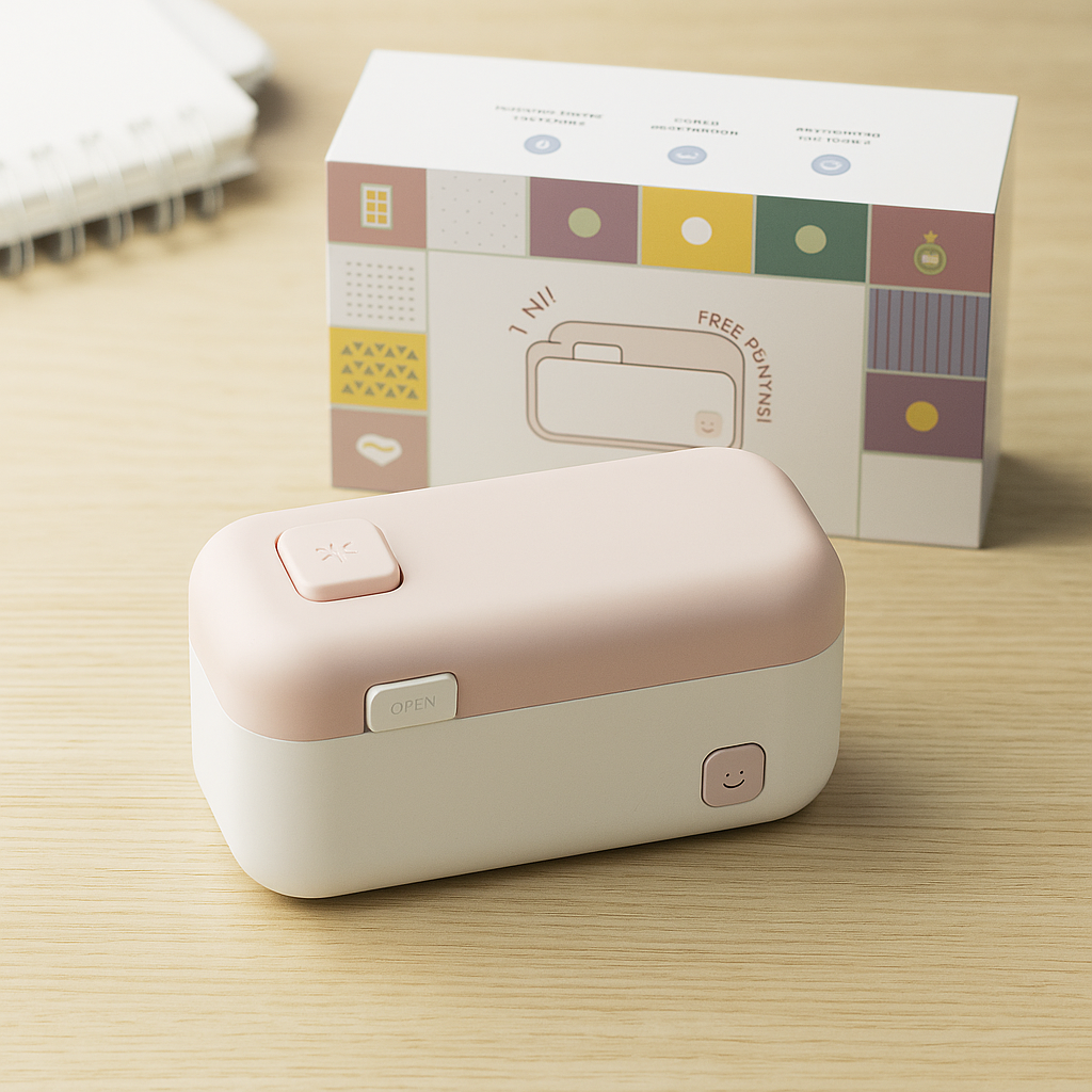 카인디어 미니 무선 라벨프린터 KD1 네임라벨 프린터기 휴대용 다이어리 스티커 라벨기