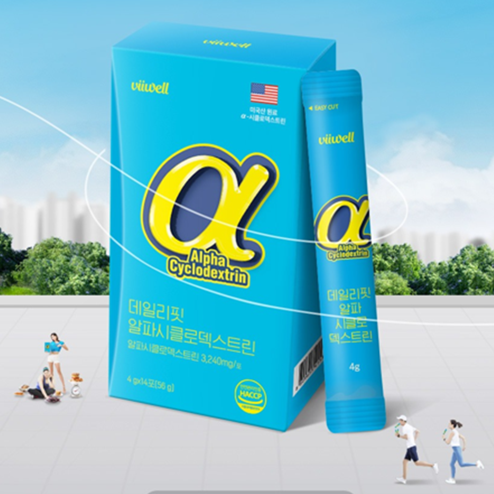 비웰 알파시클로 덱스트린 알파 CD 분말 스틱 14포 6박스 난소화성말토덱스트린 시디 효능 - 상세 이미지 2