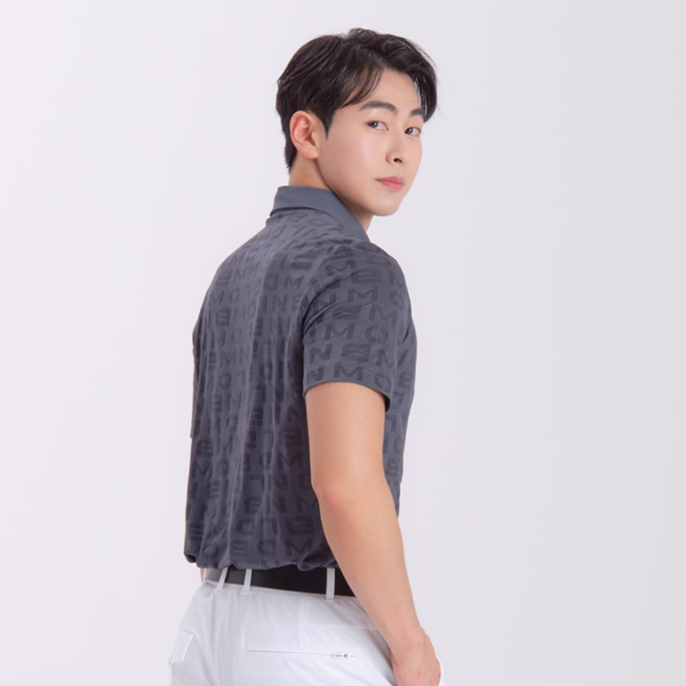 남자골프복상의 여름 파크골프 파크볼 복장 연습복 카라 반팔티 - 상세 이미지 5