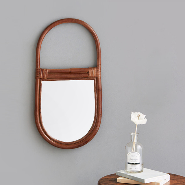 TREKO 핸드메이드 거울 20x24 BM200824 브라운 7037.0730