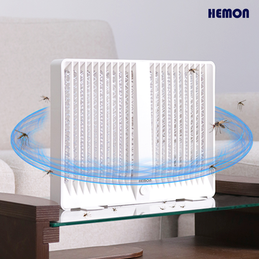 헤몬 버그트랩 화이트 모기퇴치기 날파리 포충기 캠핑용 가정용 해충 퇴치기 포충등 제품 이미지