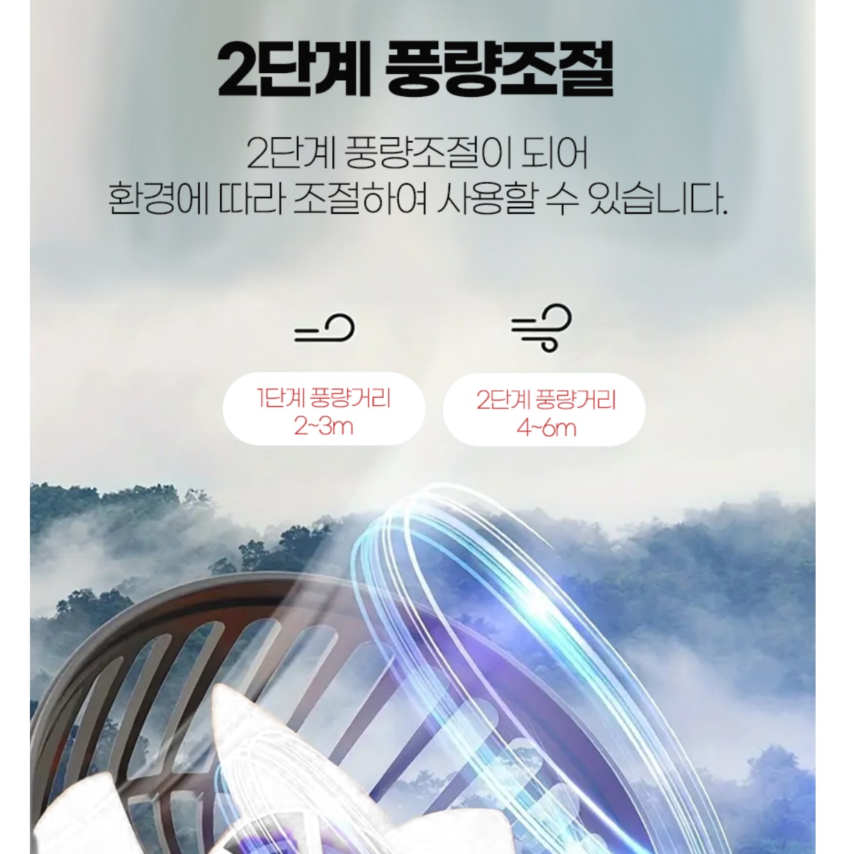 차량용 3구 선풍기 자동차 송풍구 선풍기 지게차 버스 차 선풍기 - 상세 이미지 2