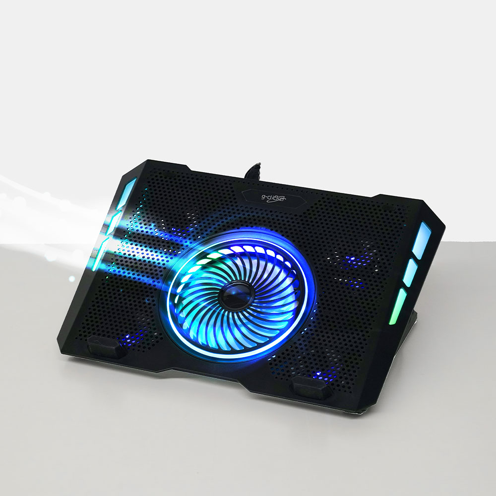 지클릭커 콜드마스터 NC20 쿨링패드 게이밍 RGB 노트북 쿨러 거치대 - 상세 이미지 2