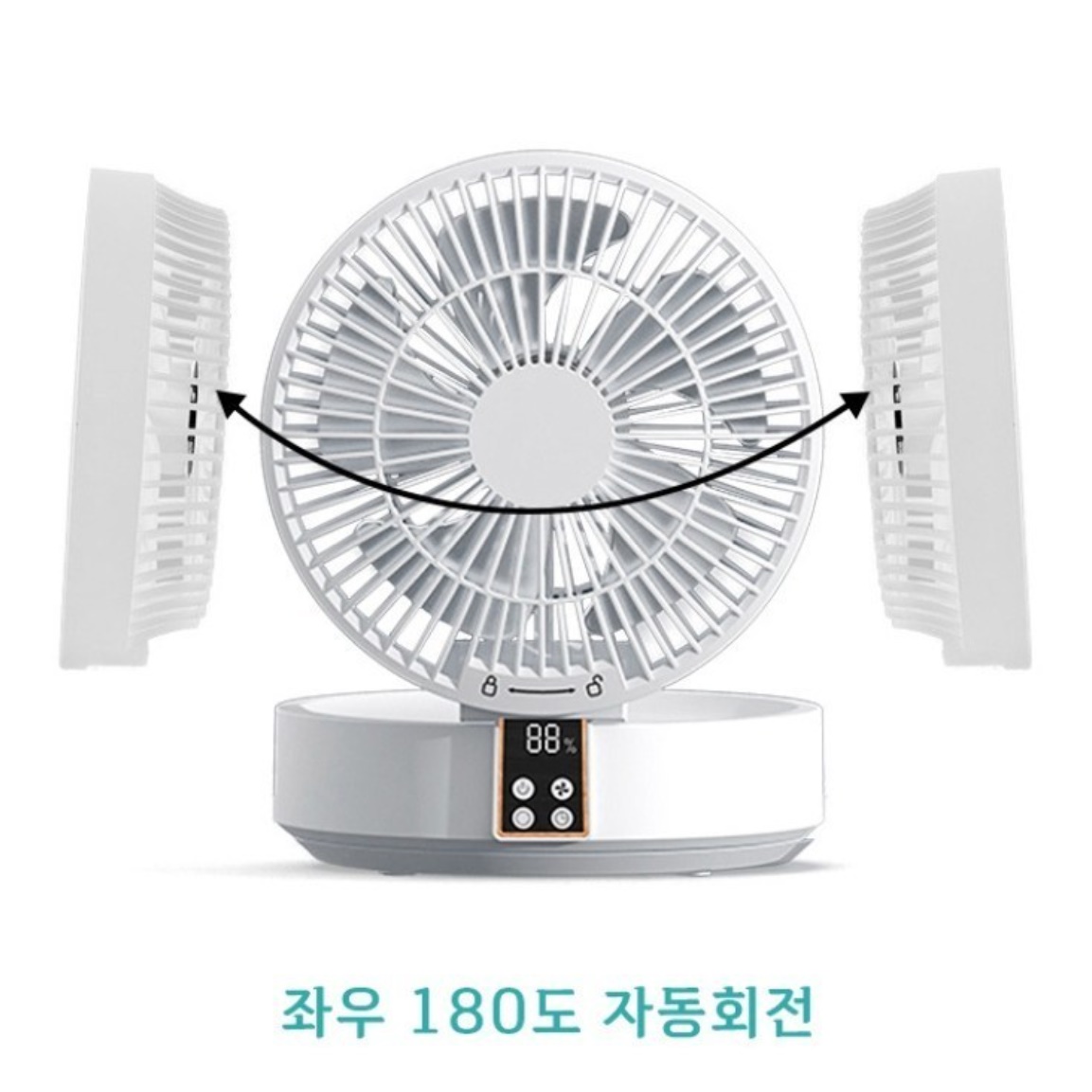 소형 벽걸이 선풍기 목욕탕 주방 선풍기 화장실용 욕실용 주방용 선풍기 - 상세 이미지 2