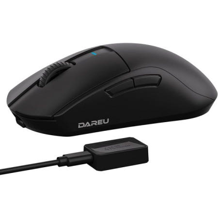 [해외]DAREU A950pro 4K 무선 게이밍 마우스: 55g 초경량, 4KHz 폴링 속도,PAW3395 광학 센서, 26K DPI, 프로그래밍 가능한 버튼 6개, 15분 고속